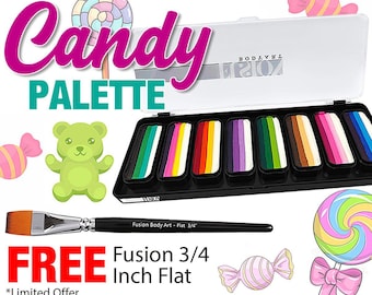 Fusion Thin Strokes | Candy Face Paint Palette