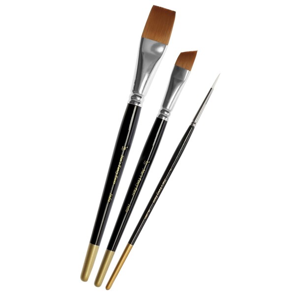 Nat's Gold Edition | Face Painting Brush 3pc Set