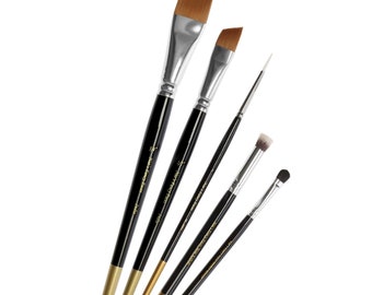 Nat's Gold Edition | Face Painting Brush 5pc Set