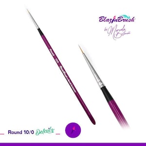 Blazin Face Painting Brush by Marcela Bustamante | DETAILS COLLECTION - Round 10/0