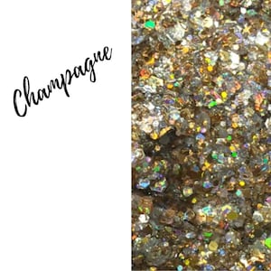 Festival Chunky Glitter Gel | Champagne 35mL