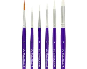 Art Factory Studio Face Paint Brush | Lines and Swirls 6pk Set