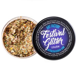 Festival Chunky Glitter Gel | Gold Digger 35mL
