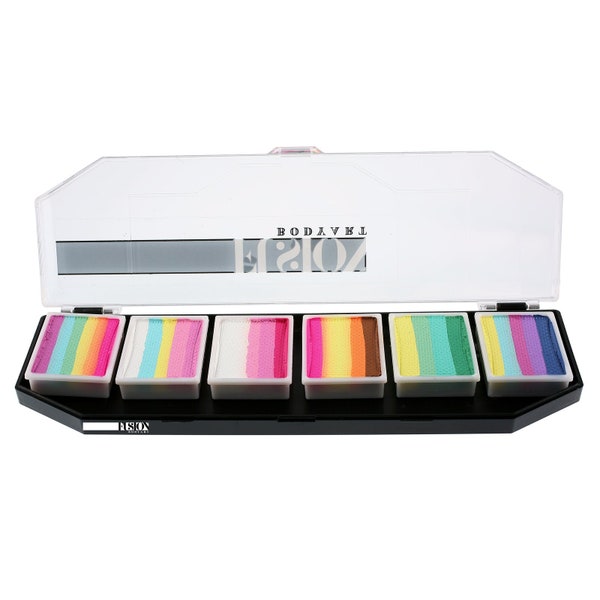 Fusion Face Painting Palette – Lodie Up Cute Pastel Rainbow Palette