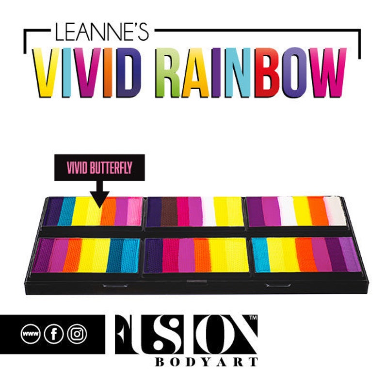 Leanne's Vivid Rainbow - Petal Palette