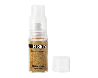 Glitter Pump Spray | Golden Stars - Holographic Gold