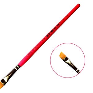 Face Painting Brush | Leanne's Rainbow - 3/8 inch Angle