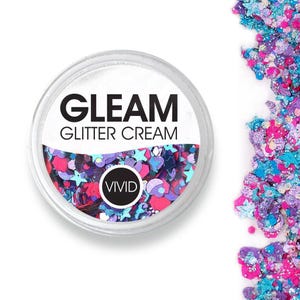 LEVENDIGE glitter | GLEAM Glittercrème | Blazin Eenhoorn, pot van 7,5 g