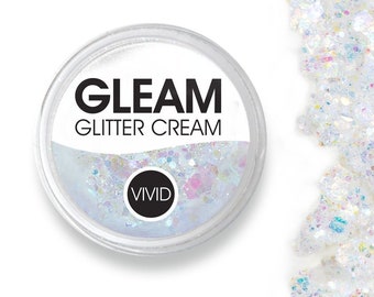 VIVID Glitter | GLEAM Glitter Cream | Purity - Chunky 7.5g Jar