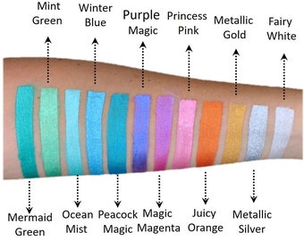 Fusion Body Art Face Paints – Pearl Mermaid Green | 25g