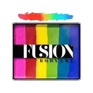 Fusion Body Art Face Painting Rainbow Cakes – Bright Rainbow | 50g