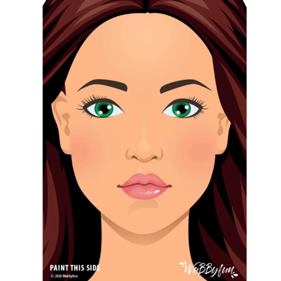 Wabbyfun Face Painting Practice Board NIKKI - Etsy