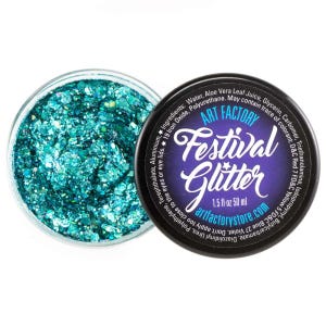 Festival Chunky Glitter Gel | Blue Lagoon 35mL