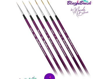 Blazin Face Painting Brush by Marcela Bustamante | Set of 6 DETAILS COLLECTION