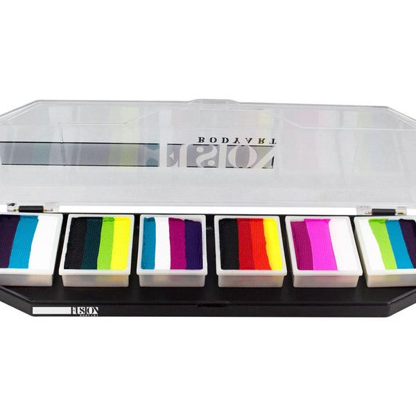 Fusion ansiktsmålningspalett – Rainbow Burst