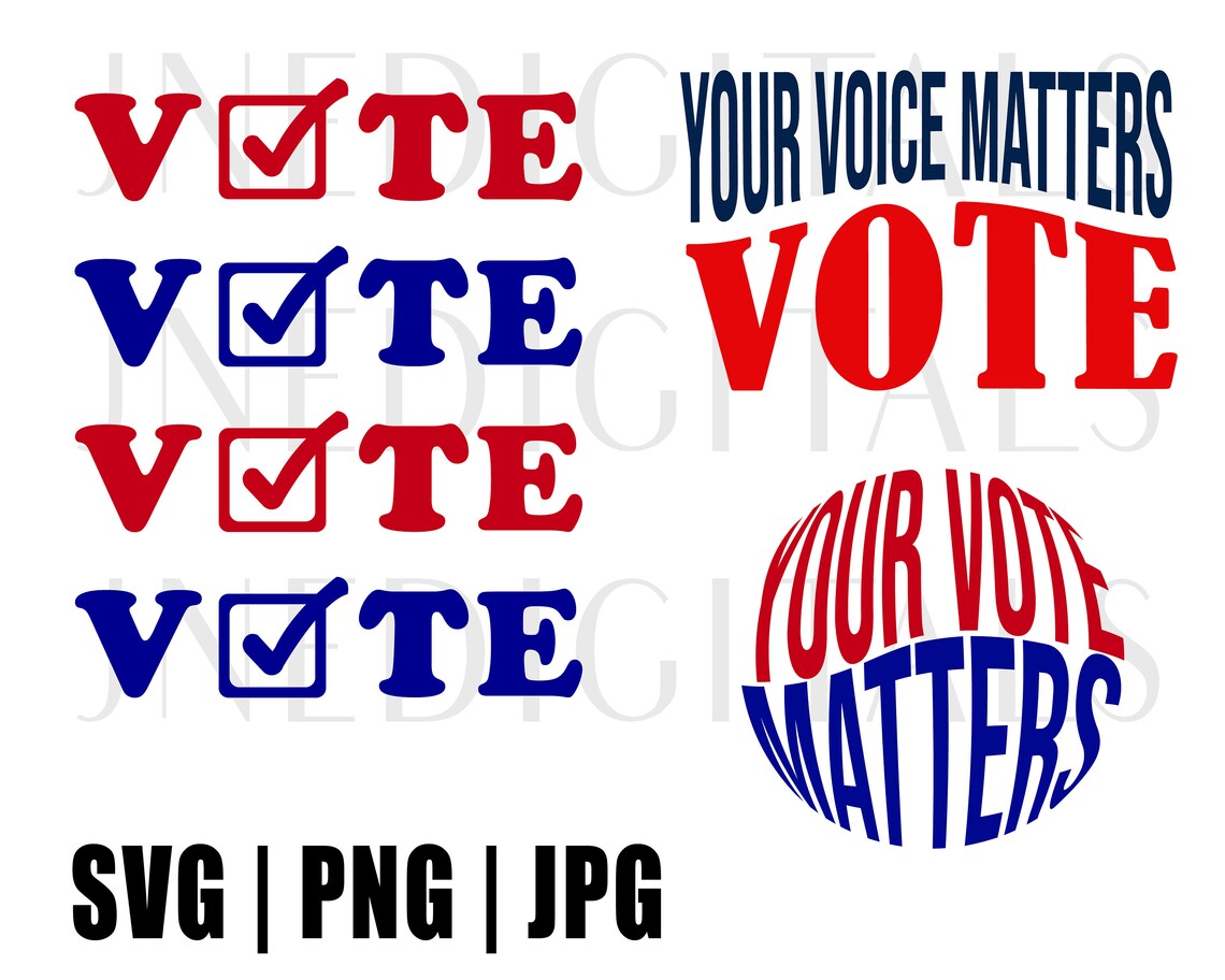 Vote SVG Bundle, Election SVG Vote 3 Pack, Voter Svg, Politics Svg ...