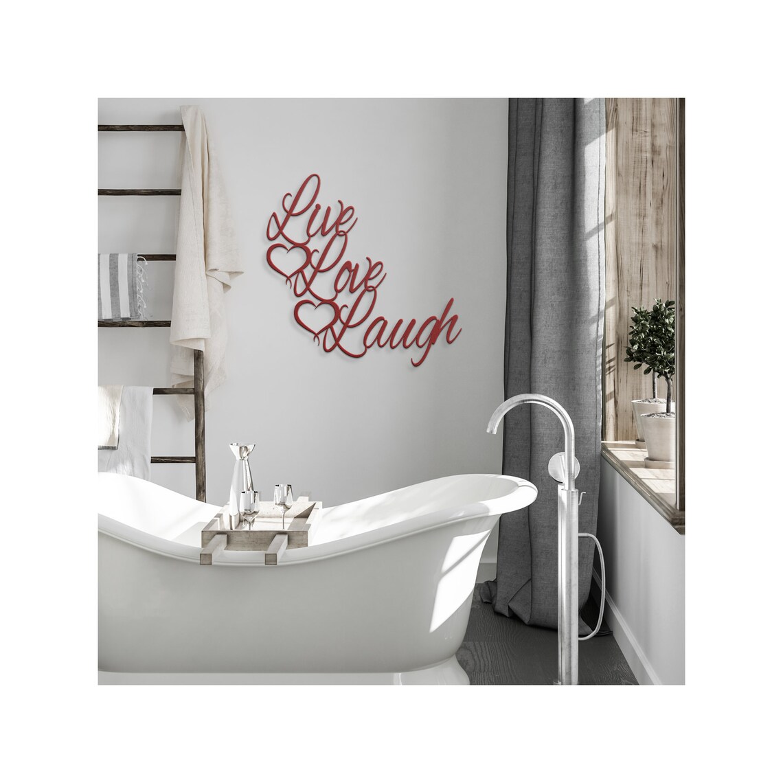 Live Love Laugh Metal Wall Art Love Wall Art Love Quote Art Etsy