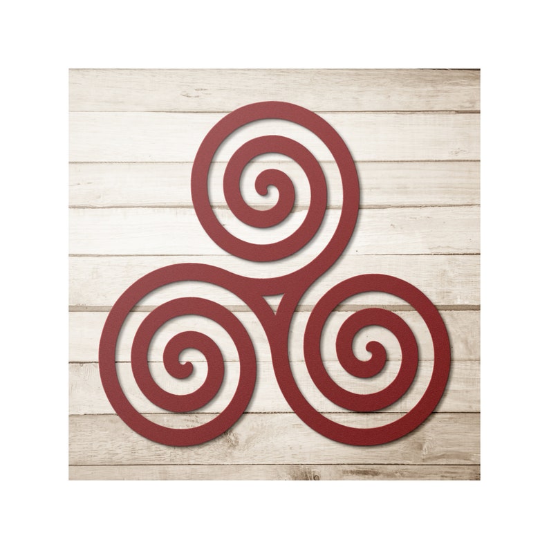 Celtic Triskele Metal Art, Irish, Home Decor, Ireland Symbols, Celtic