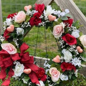 Cemetery Artificial Wreath Holly & Cones on Stand