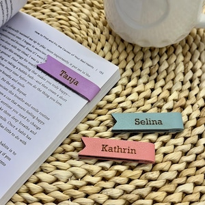 Personalized Magnetic Bookmark with free Name Engrave