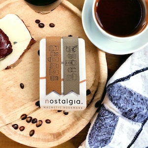 Coffee Magnetic Bookmark Set (2pcs), book lover, gift for him and her