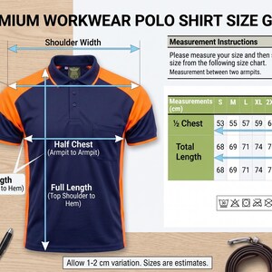 Men Polo Shirts Hi Vis Cargo Work Tradie T Shirt Golf Sports T-Shirt Short Sleeves image 2