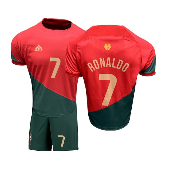 Ronaldo #7 Portugal Soccer Jersey & Shorts Kit - Youth Unisex - Etsy