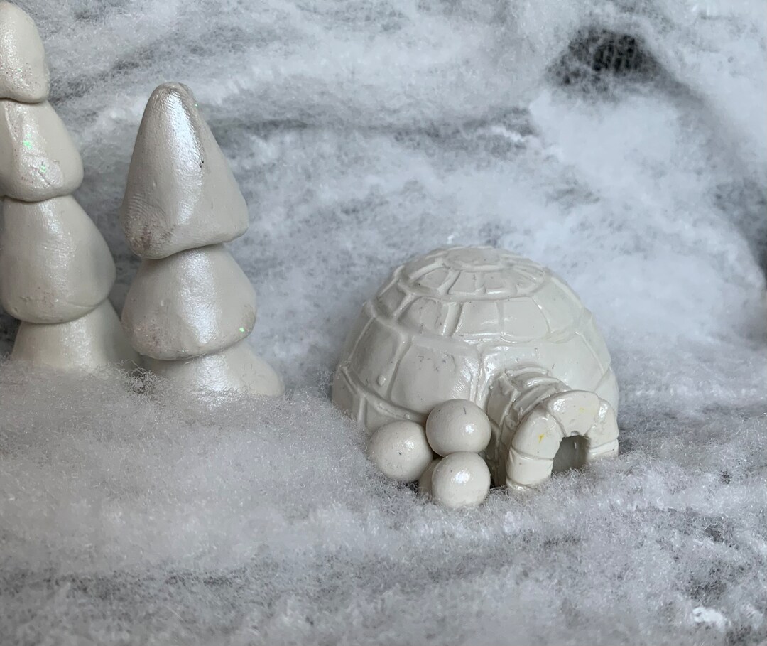 Miniature Clay Igloo Etsy