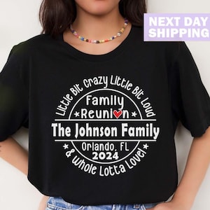 Custom Family Reunion Shirt, Family Gathering Shirt, Family Vacation Shirt, Family Love Tee, Personalized Family Tees, Family Together Shirt