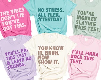 Test Day Shirt, Matching State Testing Shirts, Teacher Team Shirts, Comfort Colors®, Gen Z School Testing Day Tee, Testing Coordinator Shirt