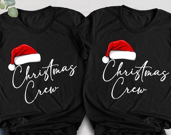Matching Christmas Crew Shirts, Family Christmas Shirt, Matching Xmas Tees, Unisex Womens V Neck Toddler Baby Christmas Shirt, Holiday Shirt