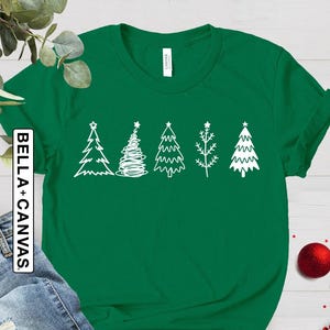 Christmas Trees Shirt, Christmas Shirts for Women, Christmas Tee, Christmas T-Shirt, Shirts For Christmas, Cute Christmas Shirt, Holiday Tee