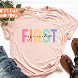 First Grade Teacher Shirt, 1st Grade Teacher Shirt, First Grade Tee, First Grade Teacher,1st Grade Teacher Shirt,Back to School,Teacher Gift
