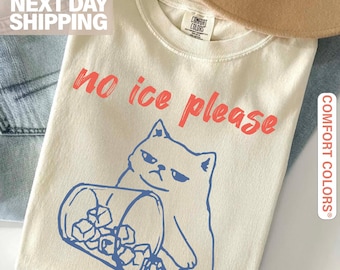 No Ice Shirt with Cat, Pro Immigration Shirt, Abolish ICE T-Shirt, Anti ICE Political Shirt, Social Justice Shirt, Fuck ICE, Feminist Shirt