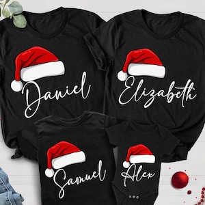 Matching Family Christmas Shirts, Family Christmas Shirt, Matching Xmas Tees, Custom Christmas Tee, Personalized Name Christmas Family Shirt