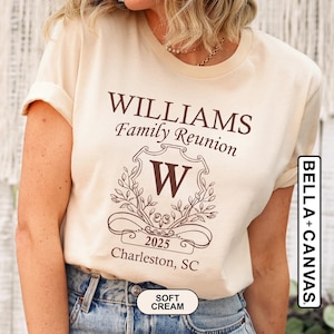 Camisetas personalizadas para reunião familiar, camisetas com nome da família combinando, camisetas com monograma e letras da família, camisetas para reunião de primos, nomes personalizados para reunião familiar
