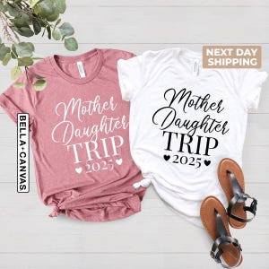 Moeder-dochter reisshirts, reisshirt 2025, shirt moeder en ik, Moederdagshirt, shirt zomerreis, moeder en dochter, familie-uitje