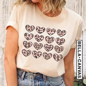 Leopard Print Valentines Day Shirt,Cute Valentine Shirt,Valentines Day Gift,Cheetah Valentines,Valentines Day Shirts For Woman,Heart Shirt