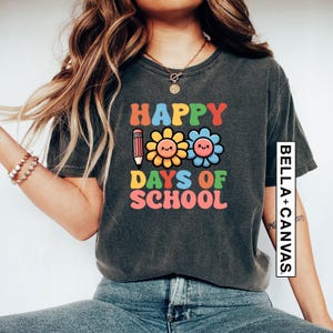 Kinderen 100 dagen school shirt, gelukkig 100 dagen shirt, 100e schooldag viering, student shirt, terug naar school shirt, cadeau voor leraar