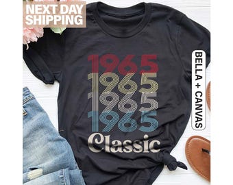 60th Birthday Gift Shirt For Men - Classic 1965 Retro Design Customizable T-Shirt - View #9