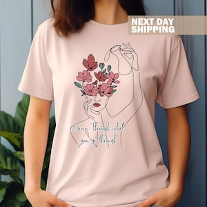 Inspirational Shirt, Self Growth Shirt, Gift Shirt For Mom, Plant Mama T-Shirt, Women Power Shirt, Motivational Shirt, Motivation Saying Tee