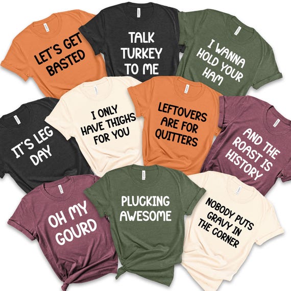 Family Thanksgiving Shirts, Thanksgiving Shirt, Funny Thanksgiving Party, Matching Thanksgiving T-Shirts, Friendsgiving Group Shirts, Kids
