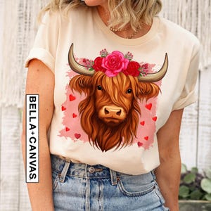 Cow Valentines Shirt, Animal Lover Shirt, Farm Tee, Farm Gift Shirt, Low Cow Boho Shirt, Cute Cow Shirt, Cow Shirt For Mom, Cow Tee