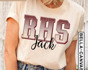 Custom School Shirt, Personalized School Mascot Tshirt, Custom School Spirit Shirt, Custom Teacher Shirts, Teacher Team Shirts, Teacher Gift