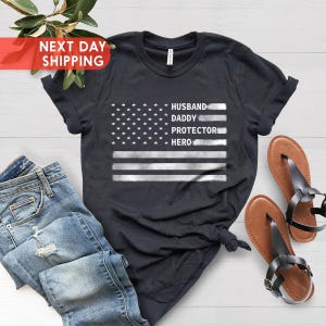 Dad USA Flag Patriotic Shirt, For Father T-shirt, Fathers Day Gift, Gifts For Dad, Patriotic Shirts For Men, Best Dad Gifts, Dad USA Shirt