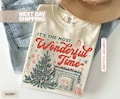 Comfort Colors Christmas Time Shirt, It's The Most Wonderful Time Shirt, Christmas Shirt, Vintage Christmas Shirt, Retro Christmas T-Shirt