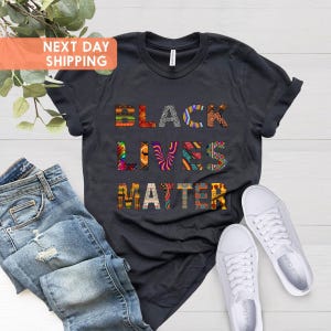Black Lives Matter Shirt, BLM-Shirt, Black Lives Matter Geschenk, soziale Gerechtigkeit Shirt, Kleidung im schwarzen Besitz, Vielfalt T-Shirt, Gleichheitsrechte T-Shirt