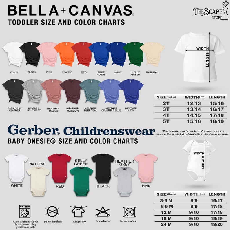 a white shirt with different colors and sizes