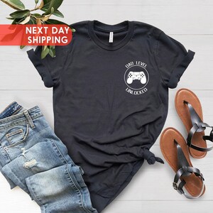 Dad Level Unlocked Shirt, Father&#39;s Day Tee Shirt, Gaming Dad Shirt, Husband Gift, Dad Shirt, Expectant Father Tee, Dad Level T shirt