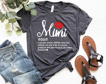 Mimi T-shirt, Mothers Day Shirt, Grandma Shirt, Mimi Gift, Mimi Tee, Shirt For Mimi, Funny Mimi Shirt, Mimi Birthday Gift, Blessed Mimi